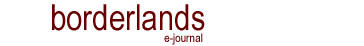 Borderlands e-journal logo
