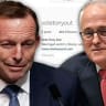 Abbott addresses Turnbull's 'Vote Tony Out' group follow