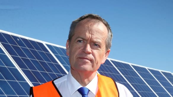 Bill Shorten sets new course on climate, boosting renewables and subsidising batteries for 100,000 homes