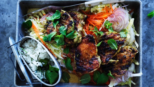 Indonesian-style bbq chicken.
 