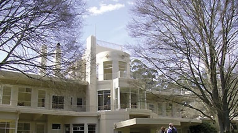 The Burnham Beeches mansion was built in the early 1930s by the Nicholas family.