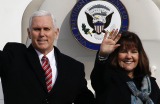 US Vice-President Mike Pence never eats alone with a woman other than his wife, Karen.