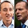 Liberals urge Dave Sharma to run against Tony Abbott in Warringah