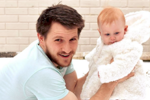 New dad Ross Hunt has spoken openly about postnatal depression.