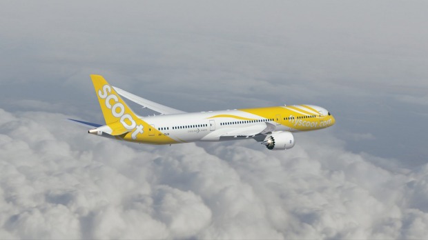 Scoot's Boeing 787-9 Dreamliner.