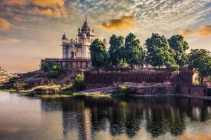 Thada mausoleum on sunset, Jodhpur, Rajasthan.