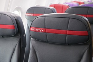 If you're looking for extra legroom in economy, this is the seat you want.