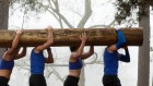 <I>Survivor</I>-style outdoor challenges are among the latest team-building activities. 