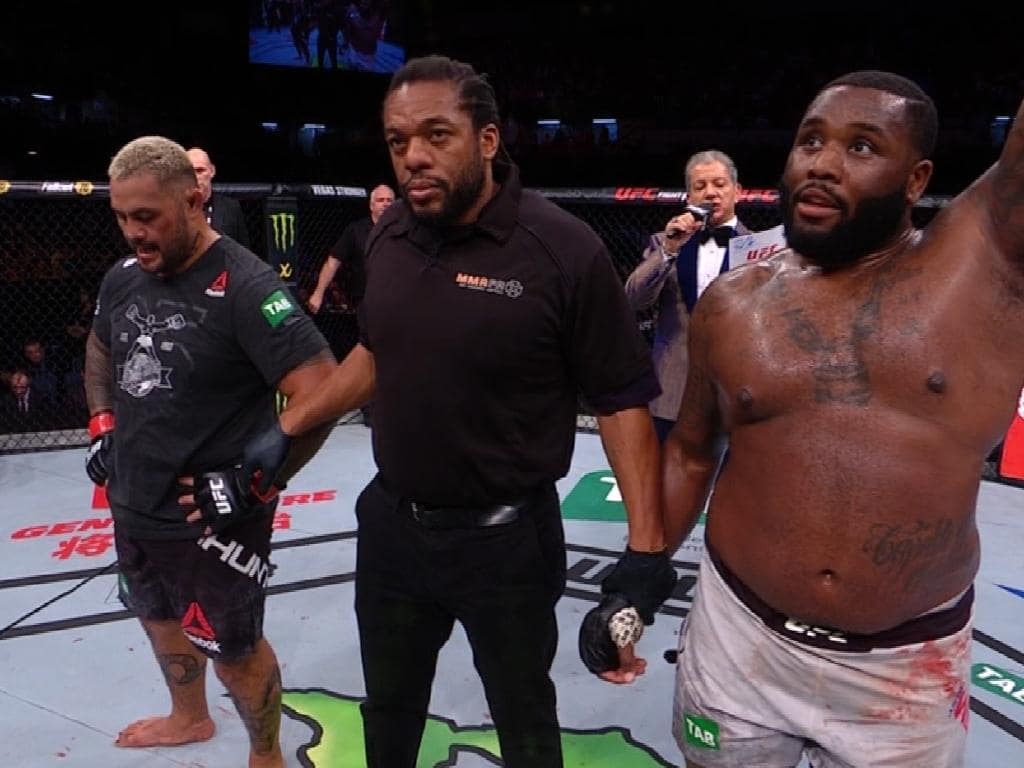 Mark Hunt loses in UFC farewell.