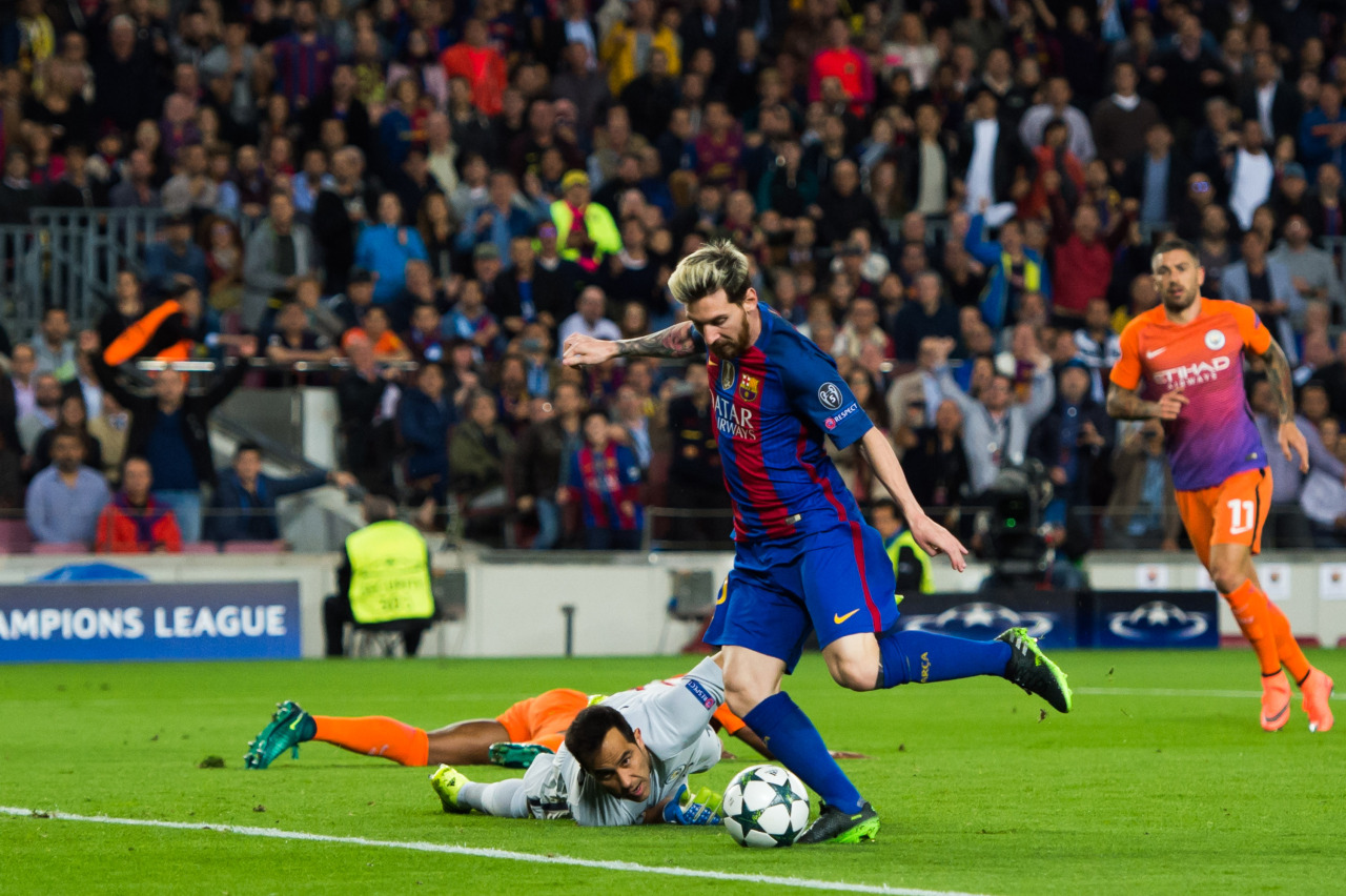 Now you see Messi. Now you don’t.
Photos: Getty Images