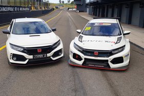 We put Honda's TCR race car up against the road-legal Civic Type-R