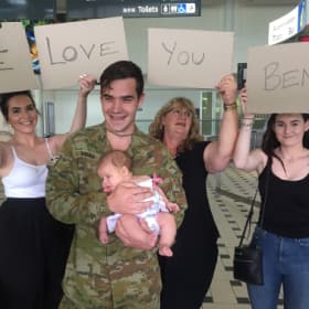 Brisbane soldiers arrive home from Iraq