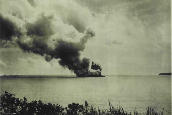 Krakatoa erupts on September 26, 1930