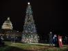 Speaker Ryan and Oregon fourth grader Bridgette Harrington light the Capitol Christmas Tree.