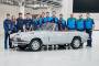 The team of apprentices and instructors that worked on restoring the one-of-a-kind car.