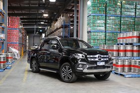 How many kegs can you fit in Benz' ground-breaking ute?