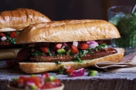 Choripan chorizo and chimichurri rolls from The Food of Argentina.