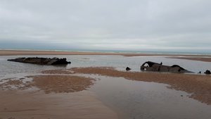 German submarine U-Boot UC-61 Wissant France, 30 December 2018.