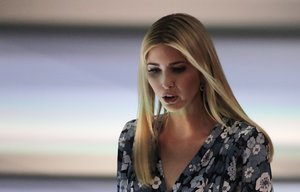 Ivanka Trump, daughter and adviser of U.S. President Donald Trump, arrives to participate in the W20 Summit in Berlin Tuesday, April 25, 2017.