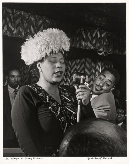 The First Lady of Song, Ella Fitzgerald, was born 100 years ago today.
Were celebrating the centennial of her birth and the legendary career that followed with this portrait on view at our National Portrait Gallery. Dizzy Gillespie, on the right,...