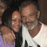 Rihanna with her father Ronald Fenty and her mother Monica Braithwaite.