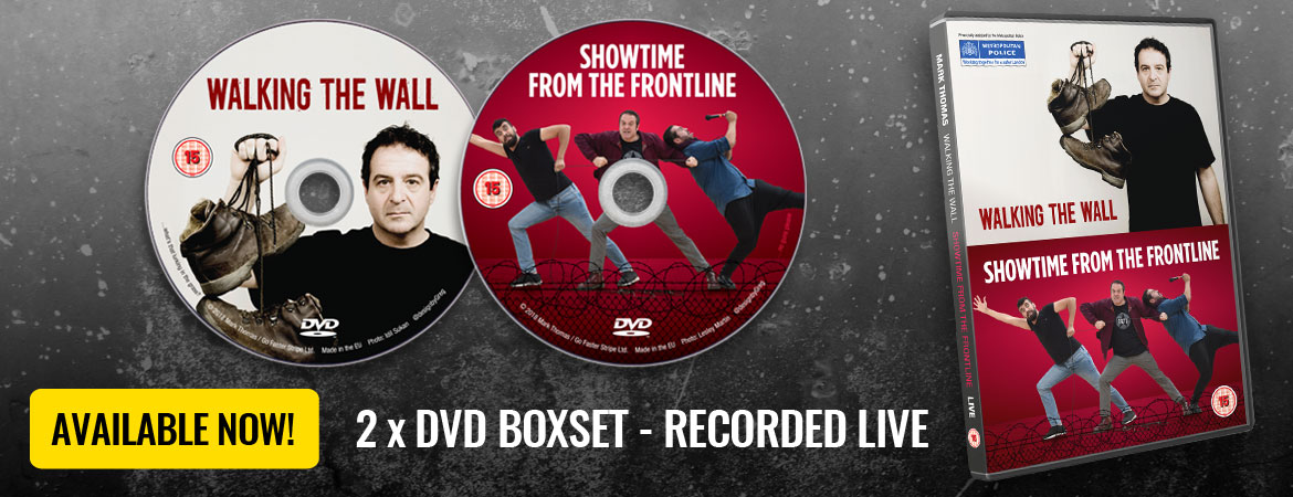 2 x DVD Boxset – Walking The Wall and Showtime From The Frontline – Now available for pre-order