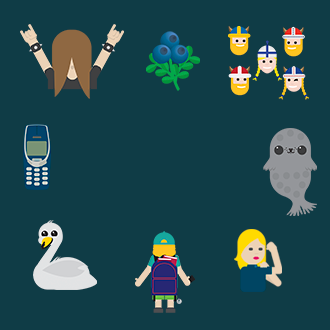 Finnland-Emojis