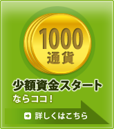 少額資金スタートできるFX業者、証券会社を比較