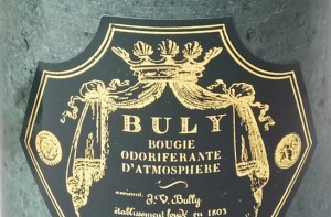 A candle with a difference from Buly 1803.