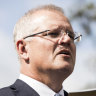 Prime Minister Scott Morrison campaigning in Brisbane this week.