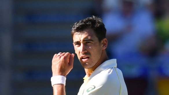 Mitchell Starc has been below his best this summer.