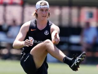 AFL pre-season training at Richmond; Essendon and Carlton