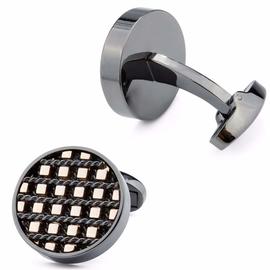 Abstract Checkered Cufflinks