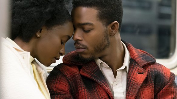 KiKi Layne as Tish and Stephan James as Fonny in Barry Jenkins' If Beale Street Could Talk.