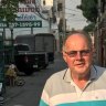 Father Mick Kelly, the  Sydney-born priest and journalist who works with and helps about 400 Pakistani refugee families in Bangkok, Thailand. 