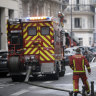 Paris firefighters at the scene of a gas leak last month.