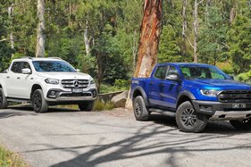 Comparing two of the most expensive utes in Oz: Raptor v X-Class