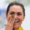 Canberra cyclist Chloe Hosking wins opening stage of women's tour