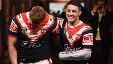 Heroic: Cooper Cronk played the grand final with a cracked shoulder blade.