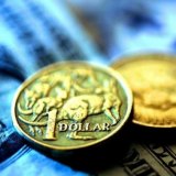 The Australian dollar dropped another third of a US cent on Friday after the RBA cut both inflation and GDP forecasts.