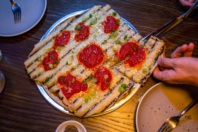 Grilled 'Rhode Island-Style' Pizza From The Emmy Squared Crew, Now In East Village