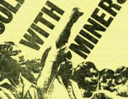 Asian Youth Movement poster in solidarity with the 1984-85 miners' strike.