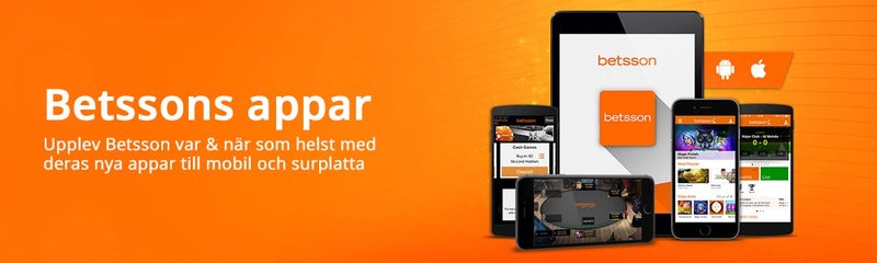 Spela i mobilen hos Betsson