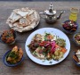 Moroccan Soup Bar's special banquet with mezze dishes.