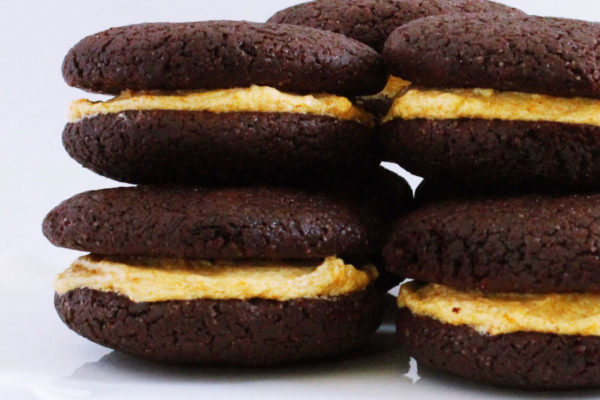 Chocolate Pumpkin Whoopie Pies