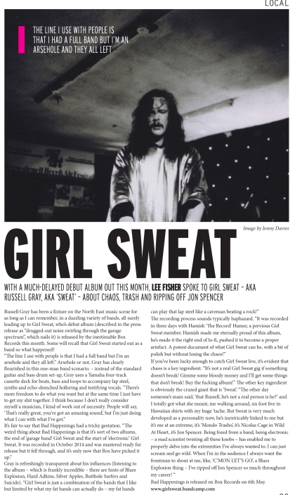 Girl Sweat