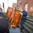 Furniture is removed from solicitor Gerald Kean's office on Upper Pembroke Street, Dublin 2.
Pic:Mark Condren