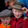 Brothers Ross (8) and Fiachra O'Dowd (10) from County Roscommon at the opening day of the National Ploughing Championships in Screggan, Tullamore, Co Offaly.
Pic:Mark Condren
19.9.2017