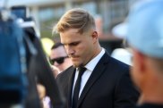 St George Illawarra Dragons player Jack de Belin has pleaded not guilty to sexual assault. 