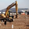 A Stockland housing estate being built in Melbourne. 